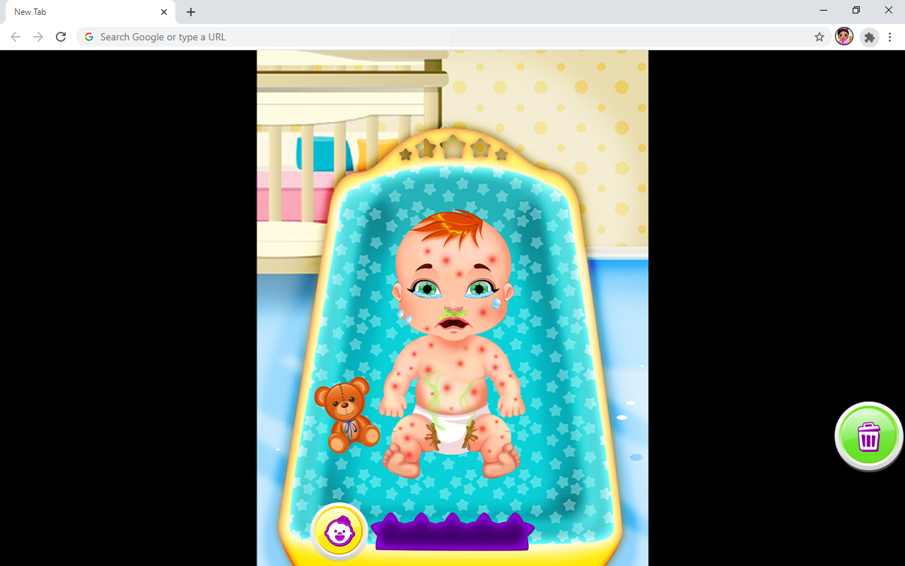 Babysitter Girl Game chrome谷歌浏览器插件_扩展第1张截图
