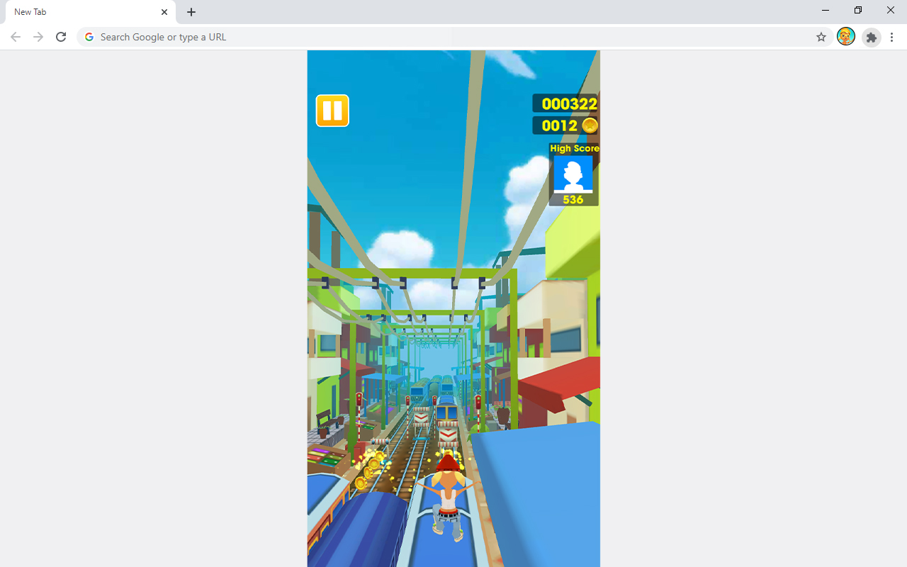 Train Surfers Runner Game chrome谷歌浏览器插件_扩展第5张截图
