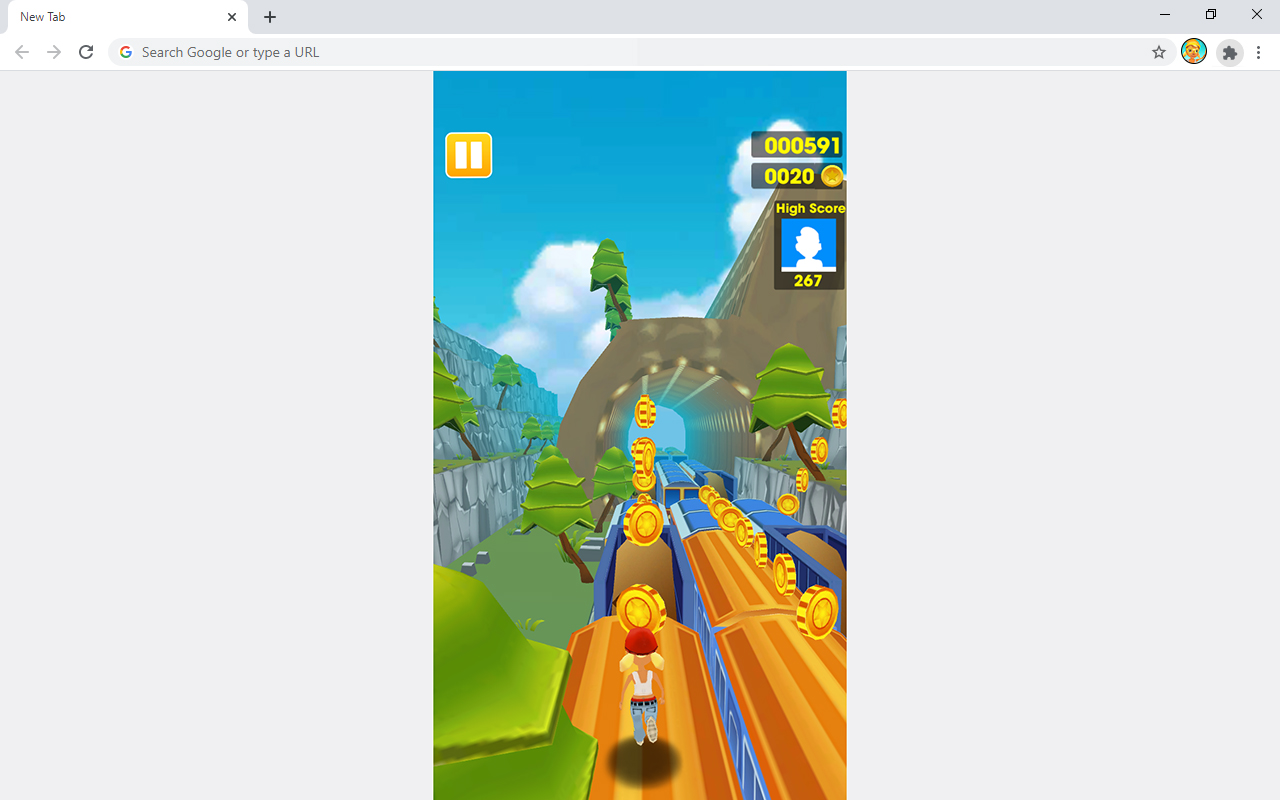 Train Surfers Runner Game chrome谷歌浏览器插件_扩展第6张截图