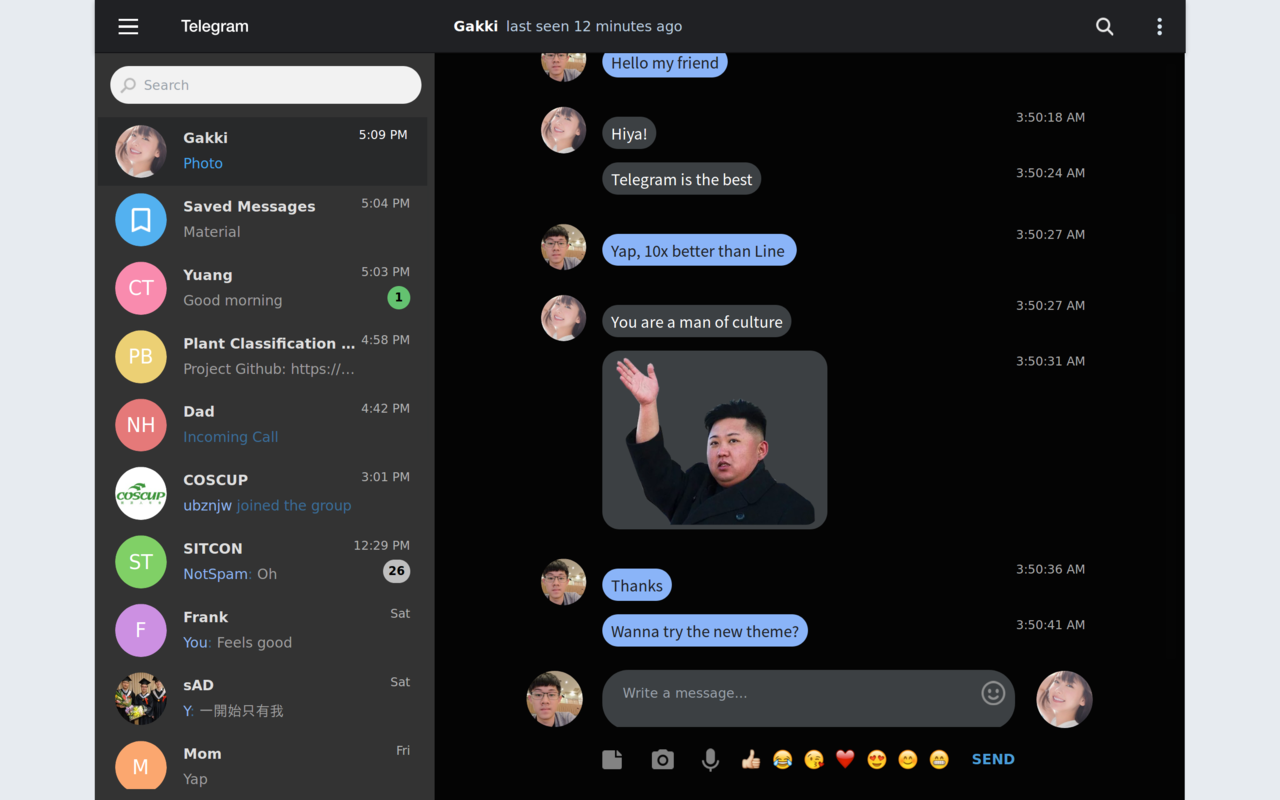 MaTerialgram chrome谷歌浏览器插件_扩展第1张截图