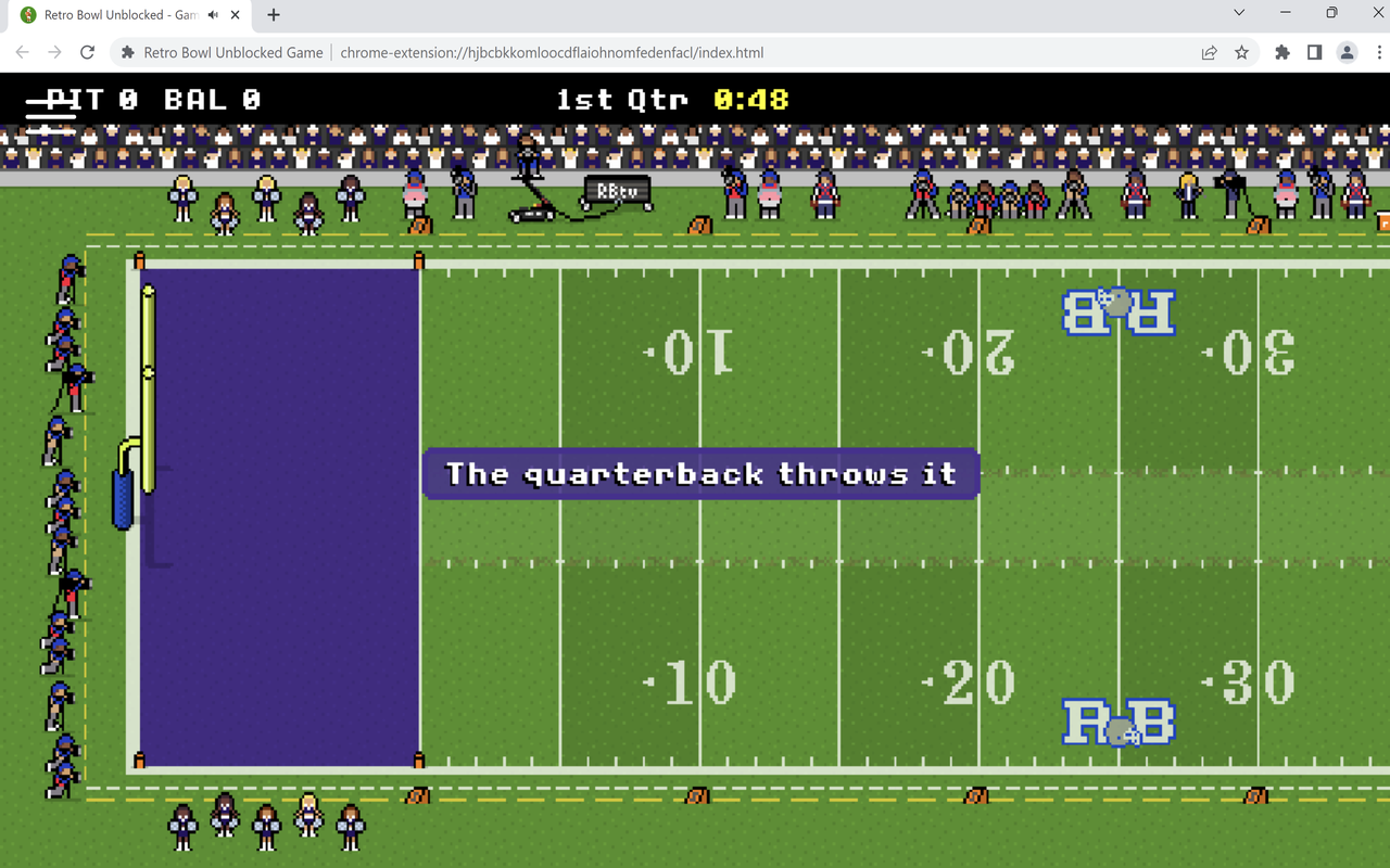 Retro Bowl Unblocked Game chrome谷歌浏览器插件_扩展第2张截图