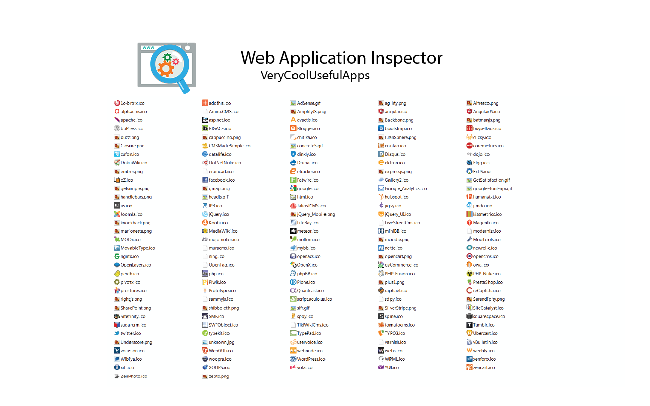 Web Application Inspector chrome谷歌浏览器插件_扩展第1张截图