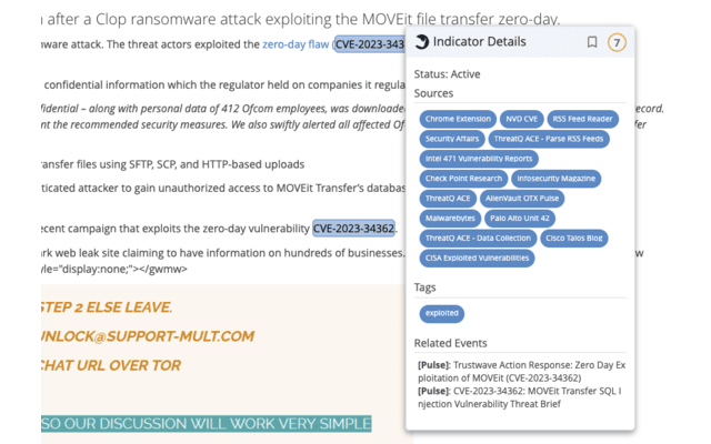 ThreatQ Extension chrome谷歌浏览器插件_扩展第6张截图