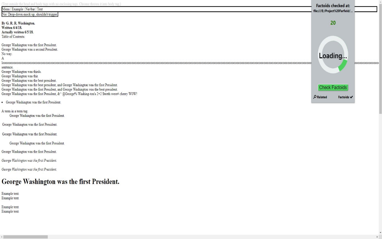 FactoidL (beta) chrome谷歌浏览器插件_扩展第2张截图