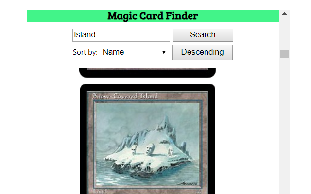Magic Card Finder chrome谷歌浏览器插件_扩展第1张截图