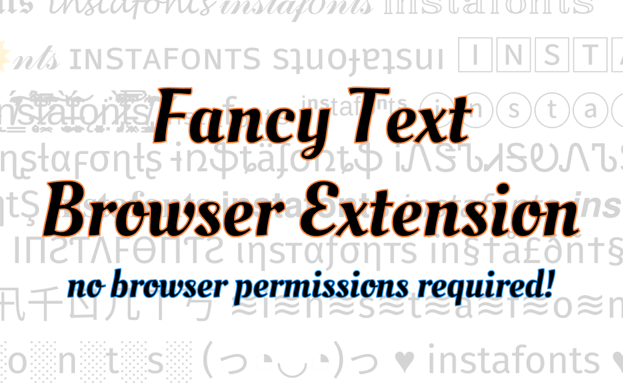 Fancy Text - Font Changer chrome谷歌浏览器插件_扩展第3张截图