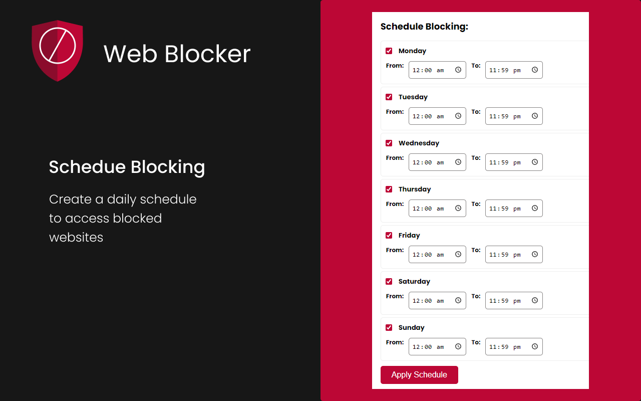 Web Blocker chrome谷歌浏览器插件_扩展第4张截图