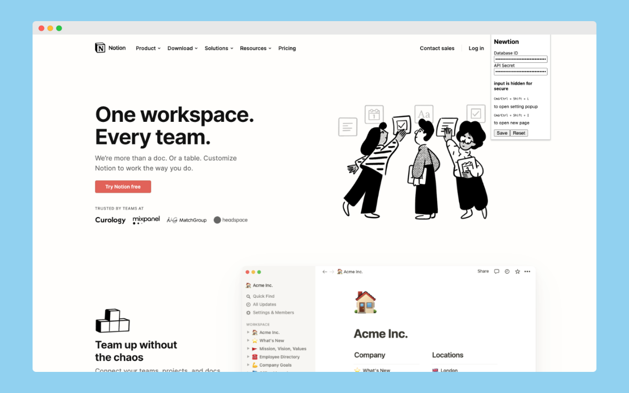 Newtion chrome谷歌浏览器插件_扩展第1张截图