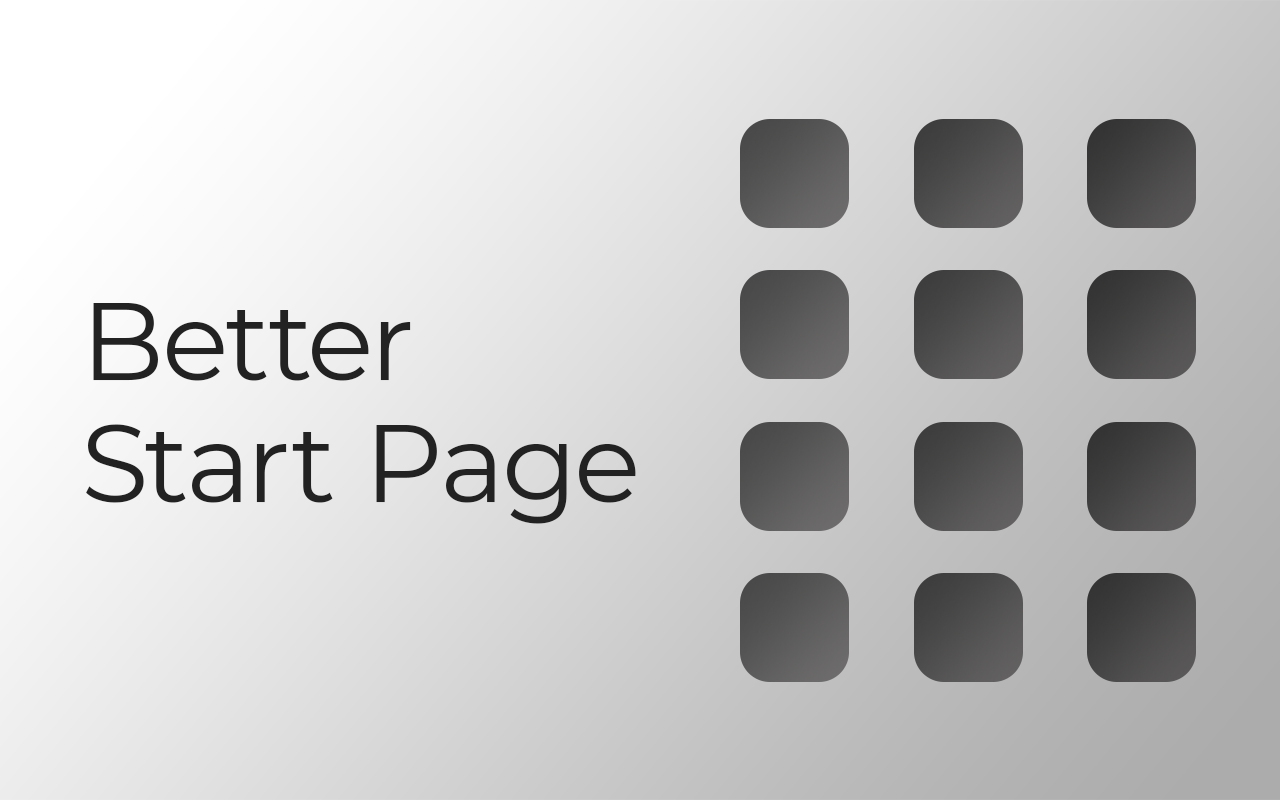 Better Start Page chrome谷歌浏览器插件_扩展第2张截图