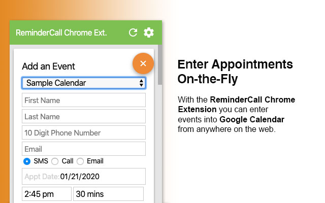 ReminderCall Chrome Ext. chrome谷歌浏览器插件_扩展第5张截图