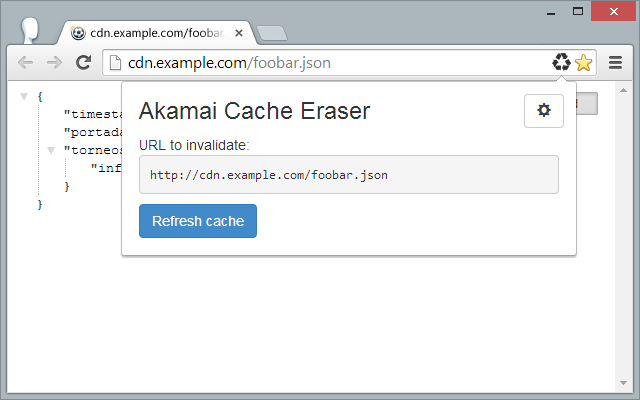 Akamai Cache Eraser chrome谷歌浏览器插件_扩展第2张截图