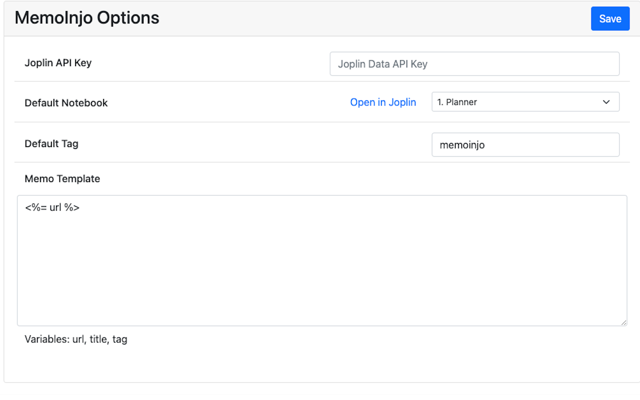 MemoInjo chrome谷歌浏览器插件_扩展第1张截图