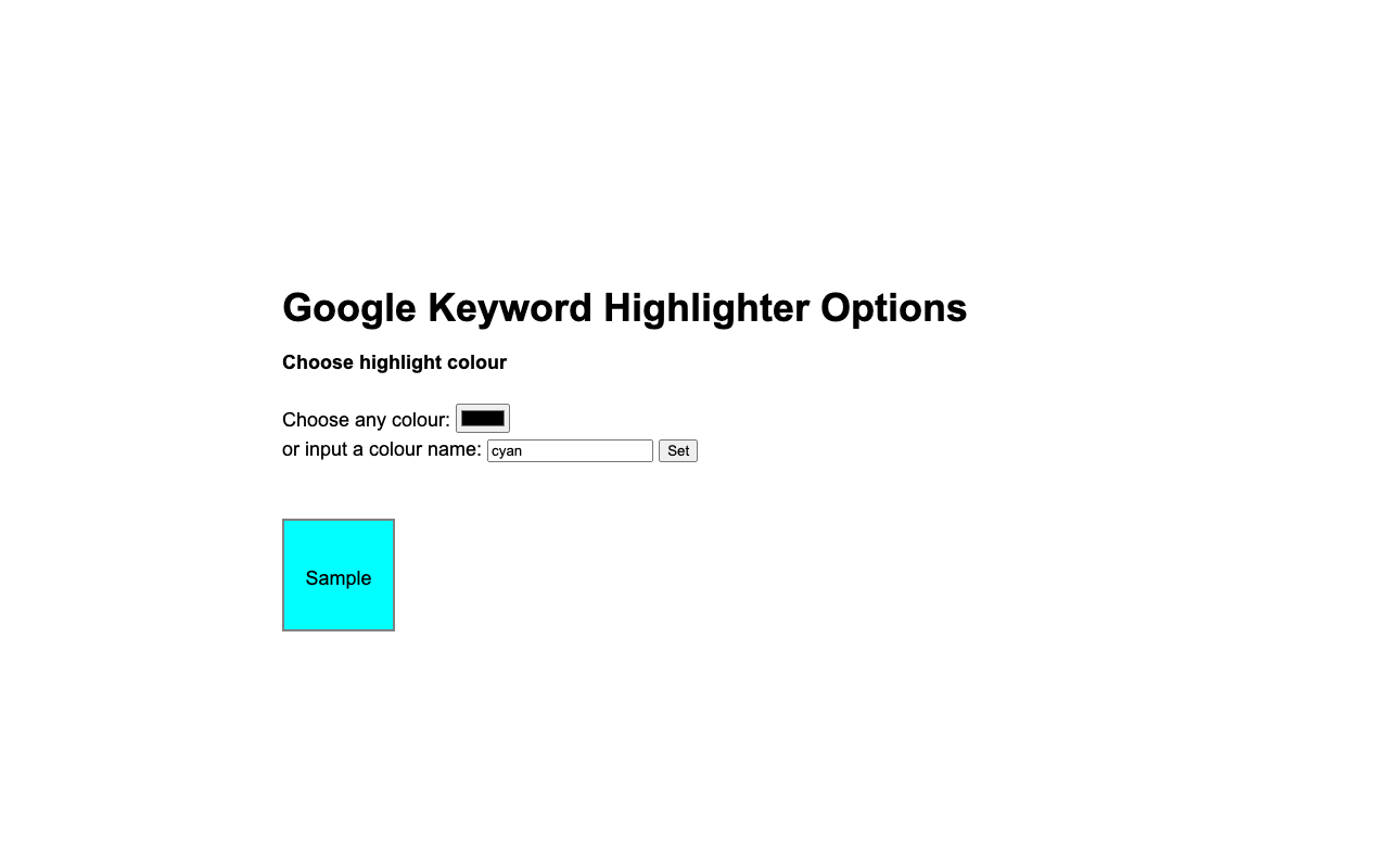 Google Keyword Highlighter chrome谷歌浏览器插件_扩展第1张截图