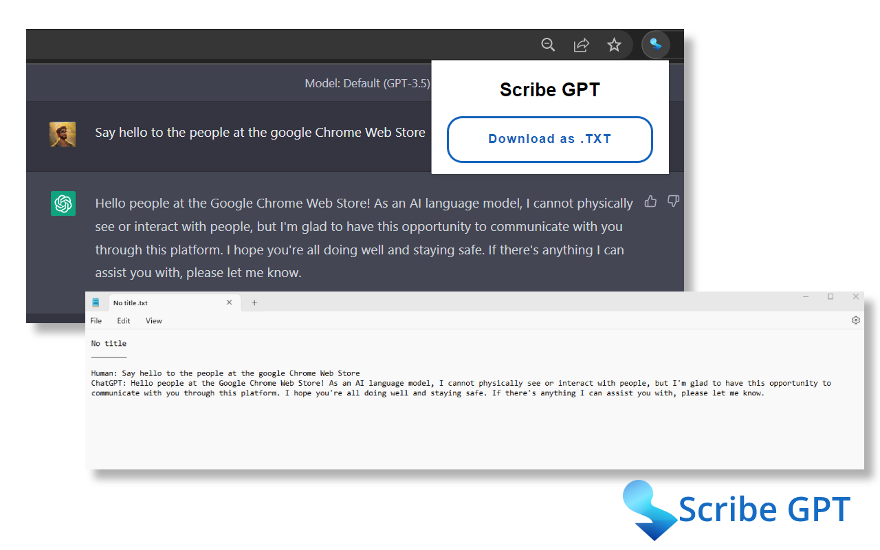 Scribe GPT chrome谷歌浏览器插件_扩展第1张截图