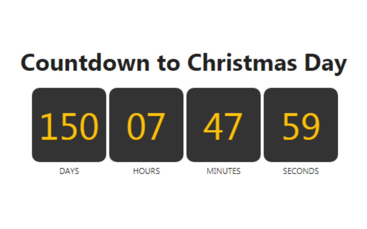 Countdown to Christmas Day chrome谷歌浏览器插件_扩展第5张截图