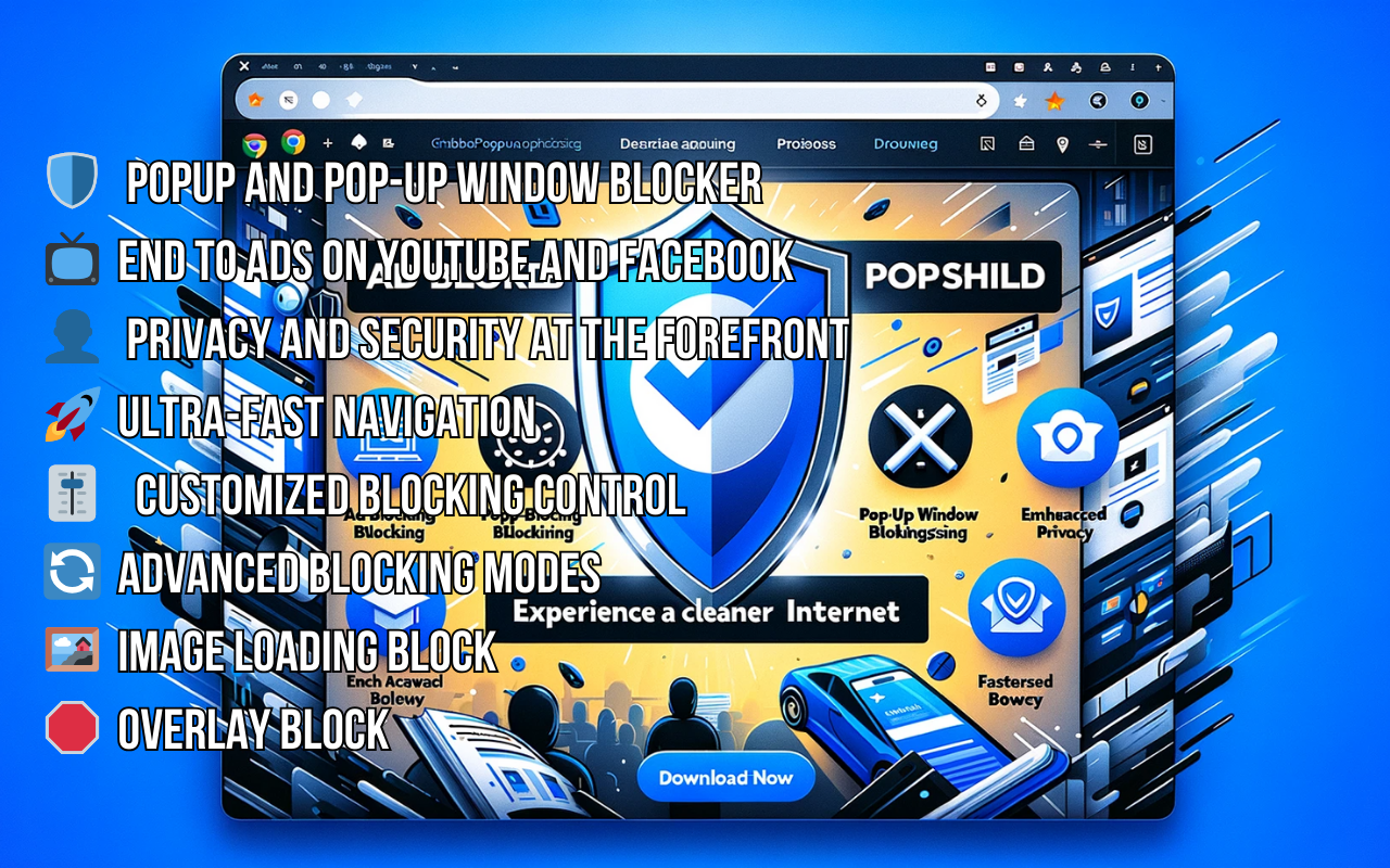 Popup Blocker - Adblok PopupShield chrome谷歌浏览器插件_扩展第2张截图