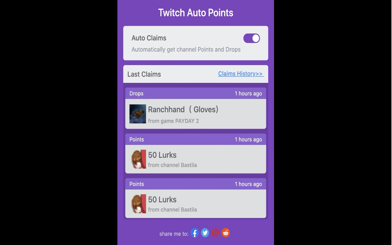 Twitch Channel Points Auto Claimer -Twiclips chrome谷歌浏览器插件_扩展第2张截图