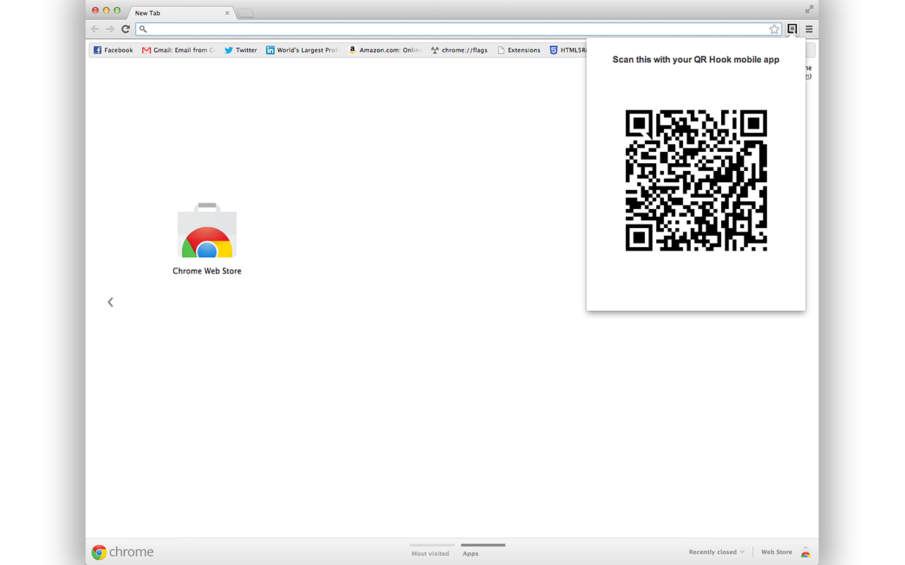 QR Hook Password Manager chrome谷歌浏览器插件_扩展第1张截图