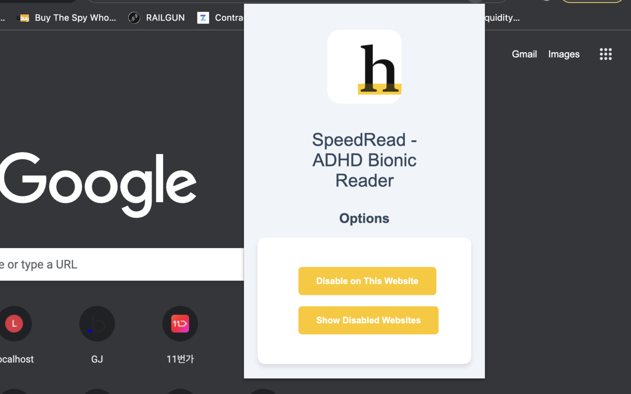 SpeedRead - ADHD Bionic Reader chrome谷歌浏览器插件_扩展第1张截图