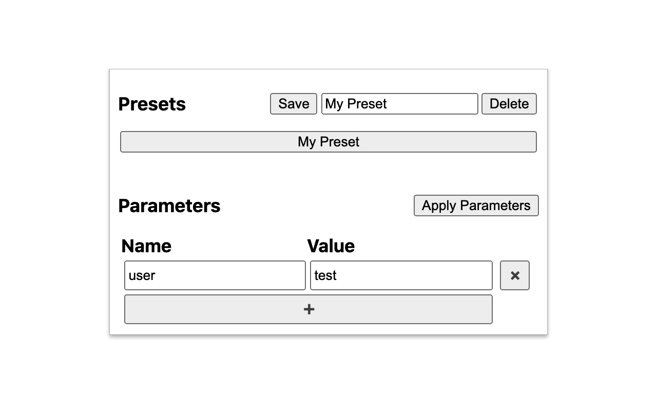 Query Parameters Editor chrome谷歌浏览器插件_扩展第1张截图