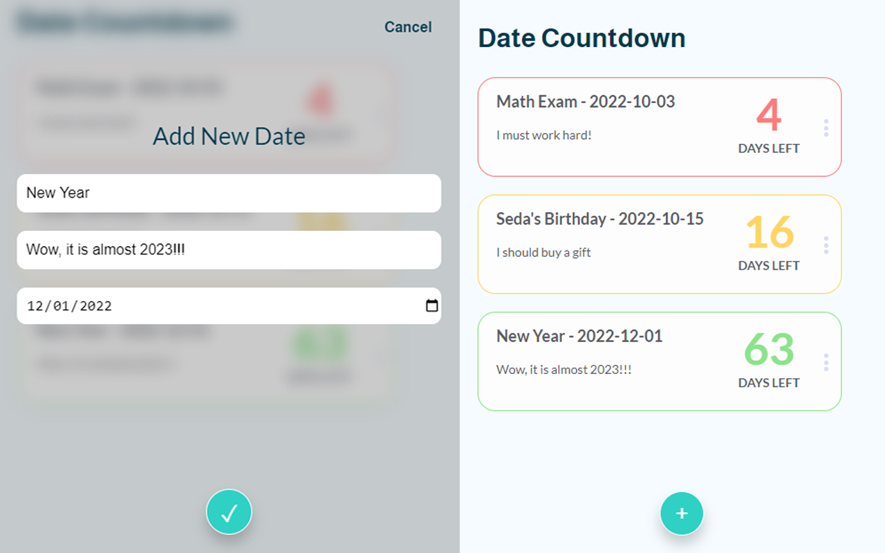 Date Countdown chrome谷歌浏览器插件_扩展第1张截图