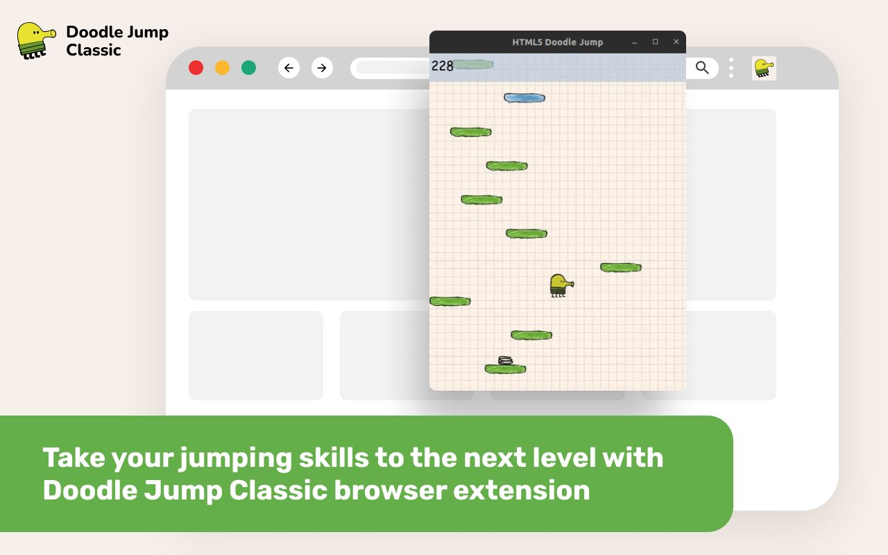 Doodle Jump Classic Game chrome谷歌浏览器插件_扩展第1张截图