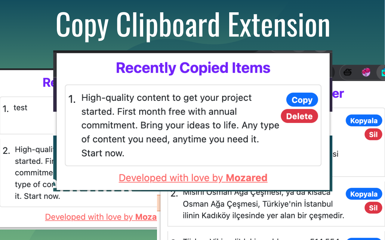 Copy Clipboard Extension chrome谷歌浏览器插件_扩展第1张截图