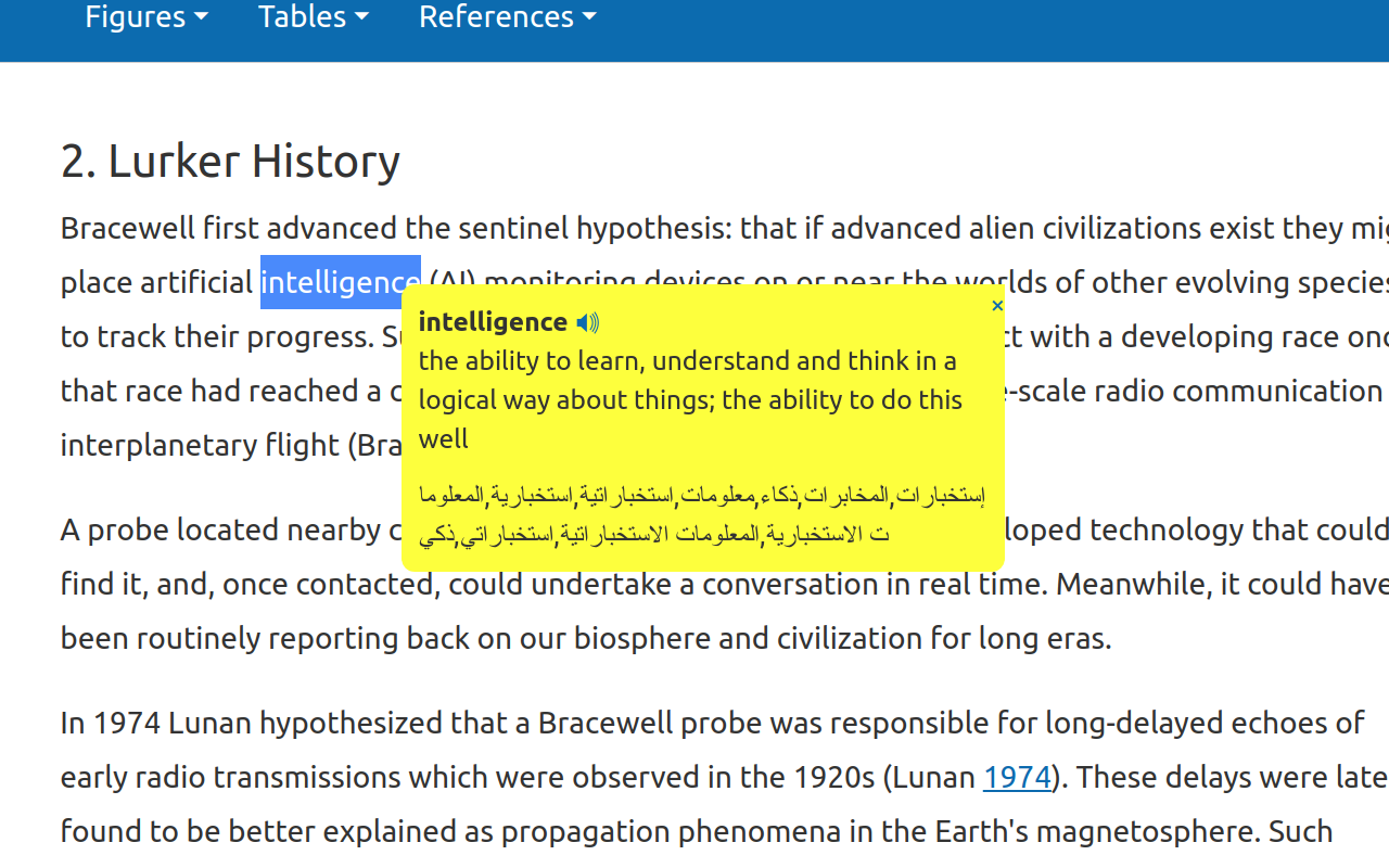 Ultimate Dictionary chrome谷歌浏览器插件_扩展第2张截图