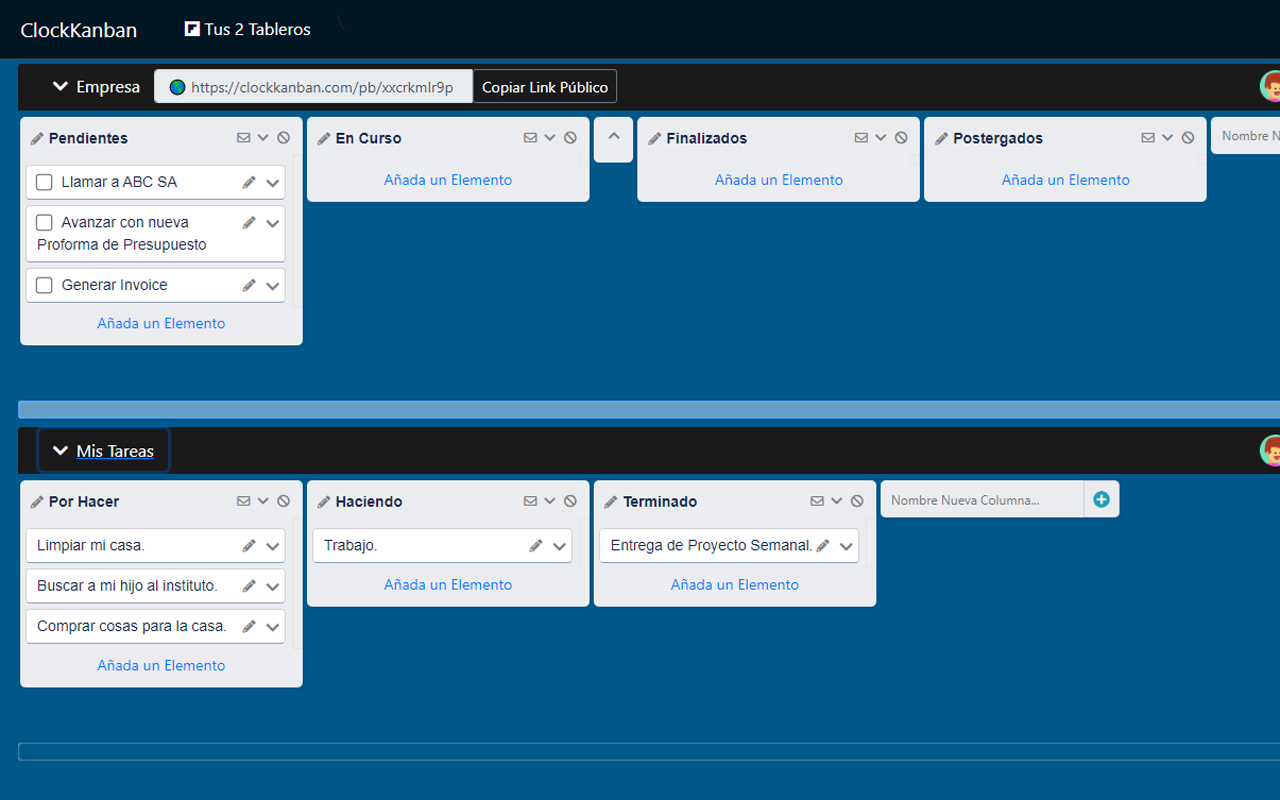 ClockKanban - Kanban Board for Free chrome谷歌浏览器插件_扩展第1张截图