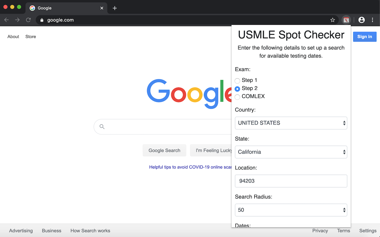 USMLE Spot Checker chrome谷歌浏览器插件_扩展第5张截图