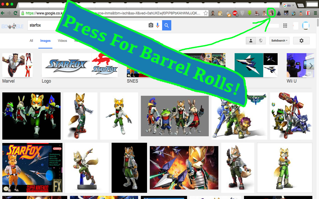 Do A Barrel Roll chrome谷歌浏览器插件_扩展第2张截图