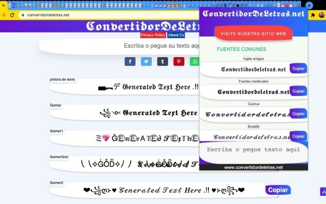 ▷Convertidor De Letras(☉̃ₒ☉)✅ConvertidorLetra chrome谷歌浏览器插件_扩展第1张截图