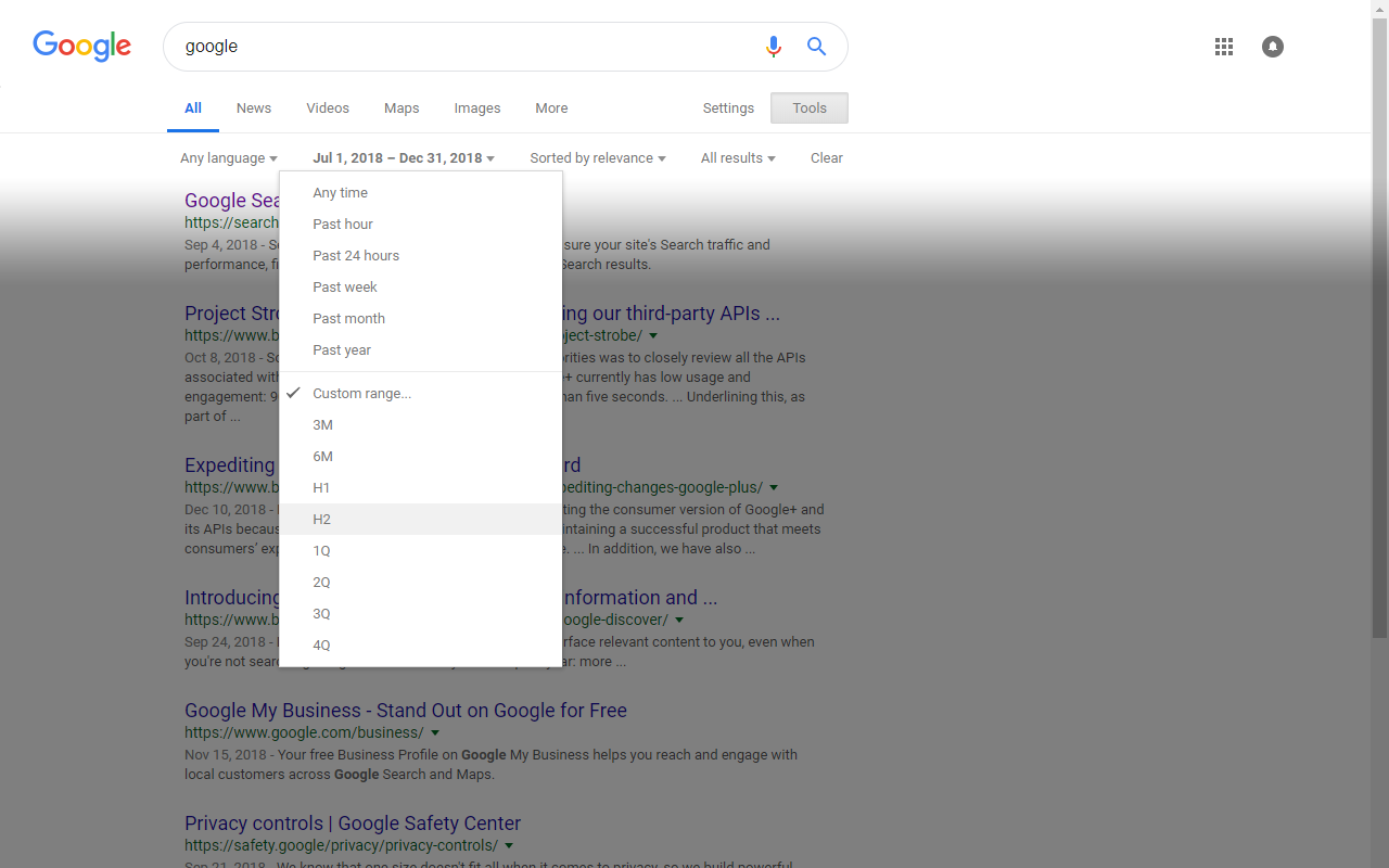 SearchDateLen: 검색 기간 확장 chrome谷歌浏览器插件_扩展第1张截图