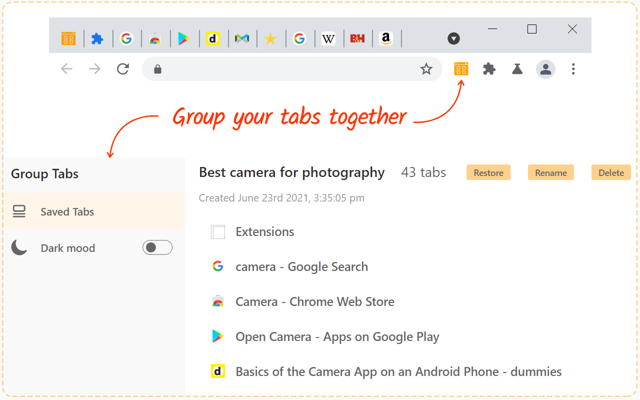 Better Group Tabs chrome谷歌浏览器插件_扩展第1张截图