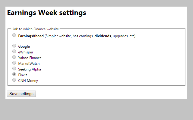 Earnings Week chrome谷歌浏览器插件_扩展第4张截图