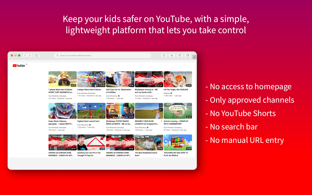 YouTube Kids Safe - Keeping kids safer on YT chrome谷歌浏览器插件_扩展第2张截图