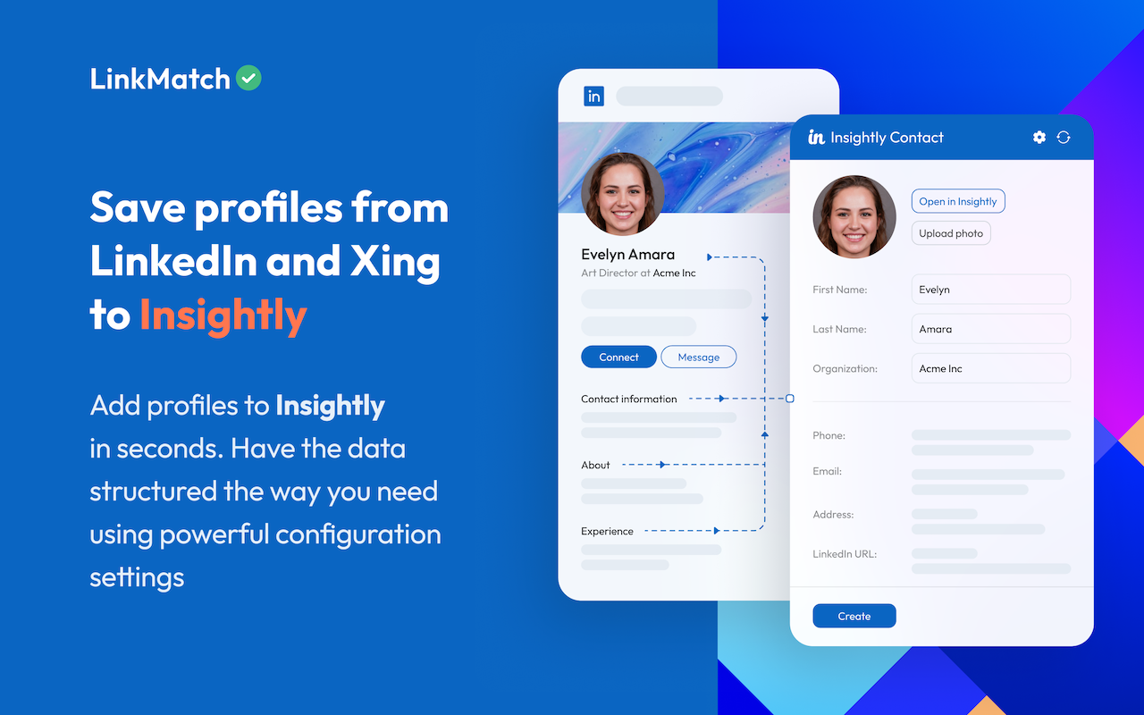 LinkMatch For Insightly chrome谷歌浏览器插件_扩展第1张截图