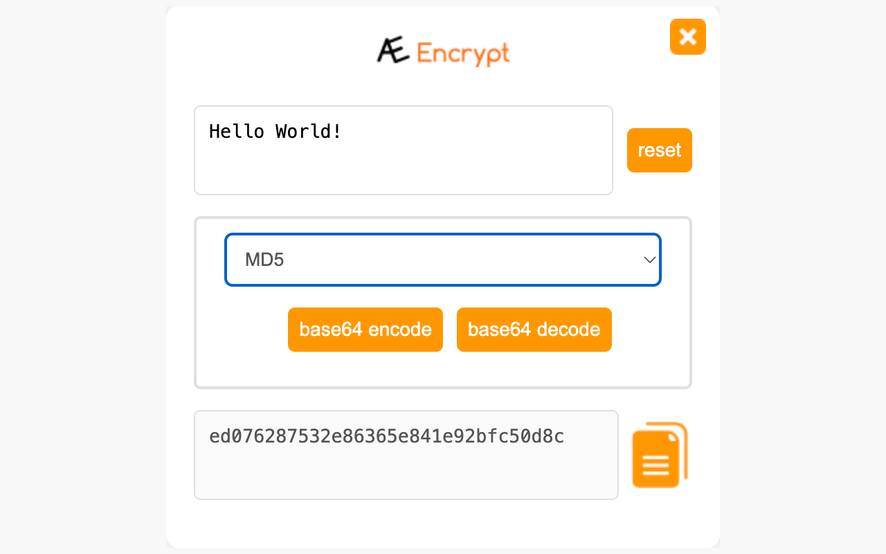 AE Encrypt chrome谷歌浏览器插件_扩展第2张截图