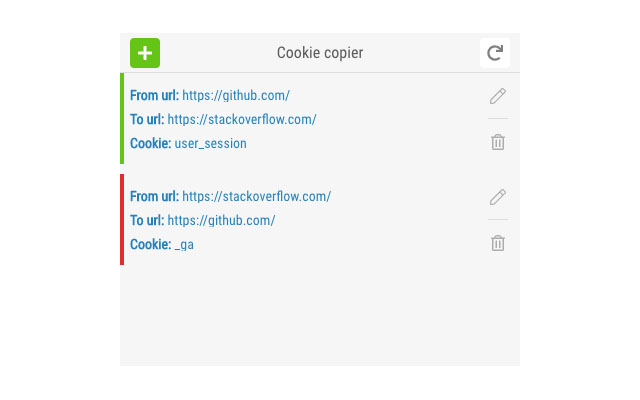 Cookie copier chrome谷歌浏览器插件_扩展第8张截图