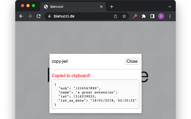 copy-jwt chrome谷歌浏览器插件_扩展第1张截图