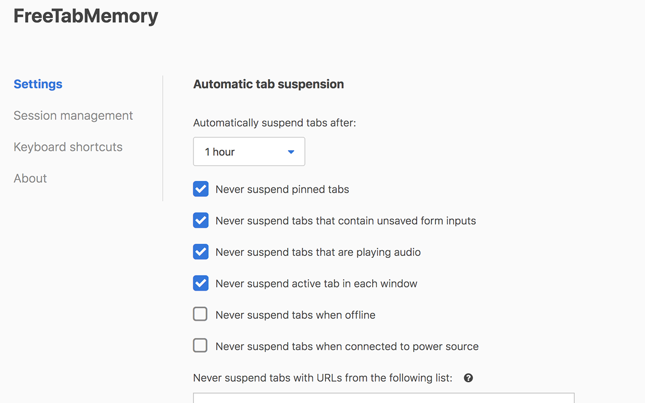 FreeTabMemory chrome谷歌浏览器插件_扩展第1张截图