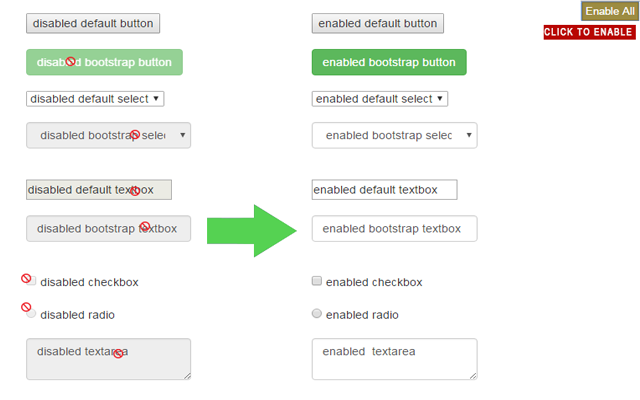 Enable all disabled buttons and inputs chrome谷歌浏览器插件_扩展第1张截图