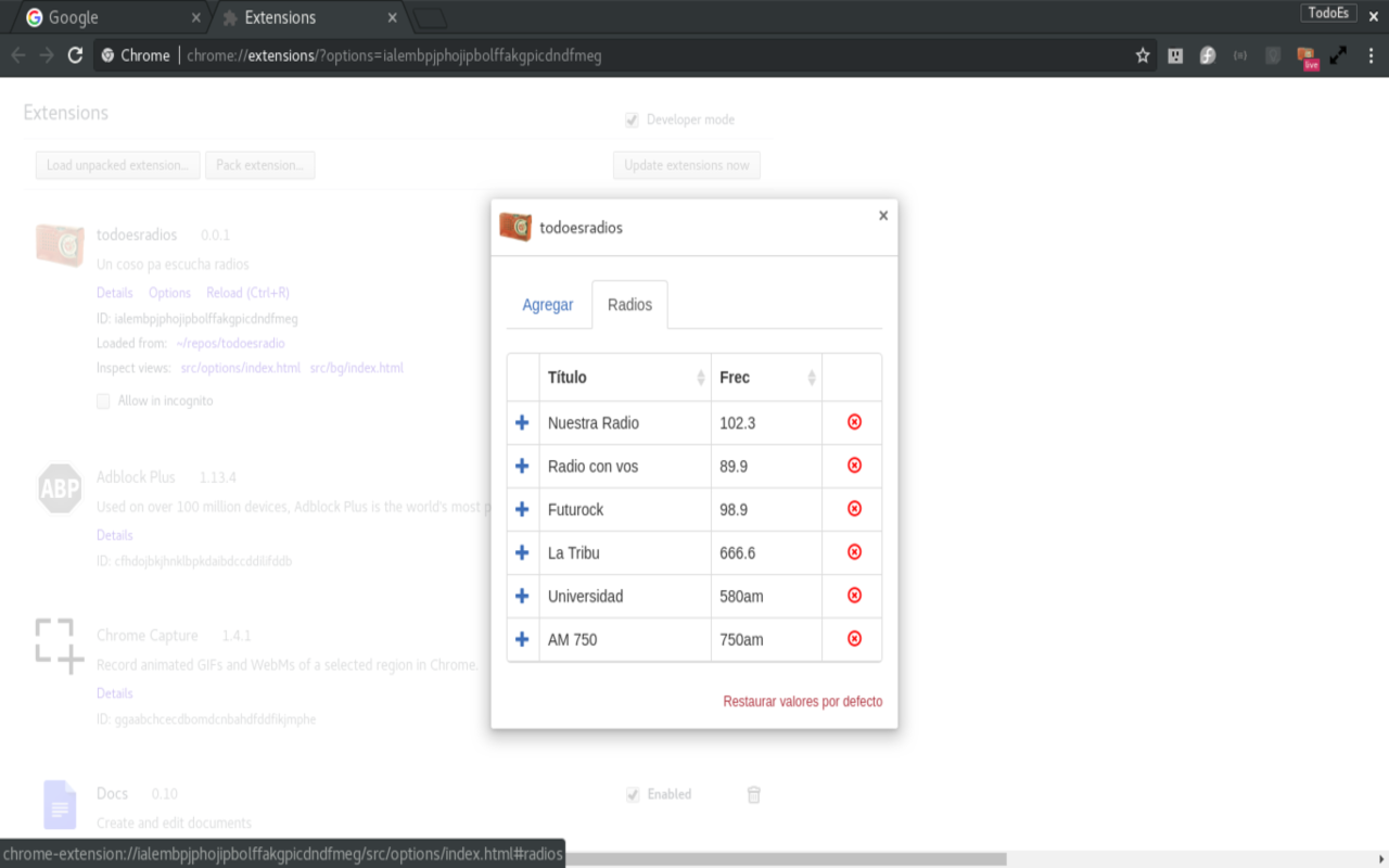 todoesradios chrome谷歌浏览器插件_扩展第3张截图