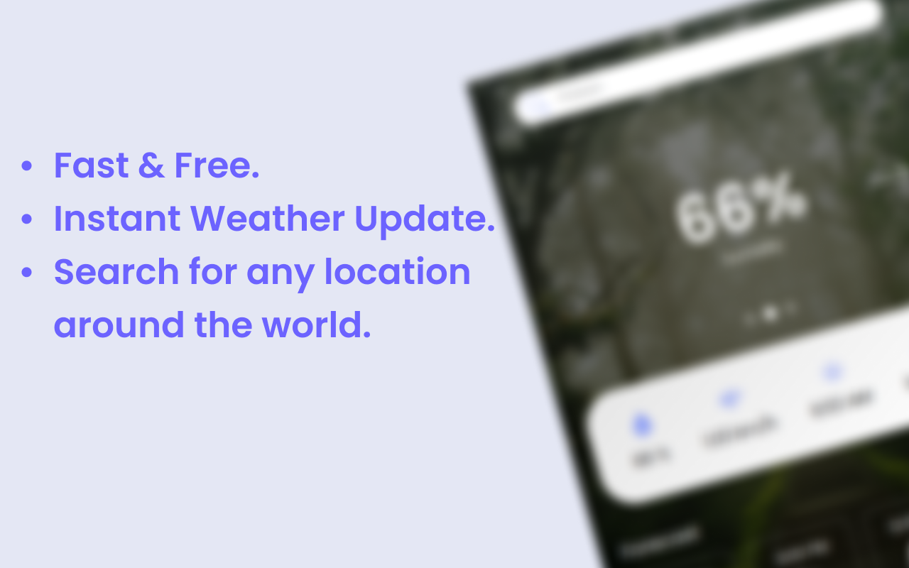 Weather extension chrome谷歌浏览器插件_扩展第2张截图