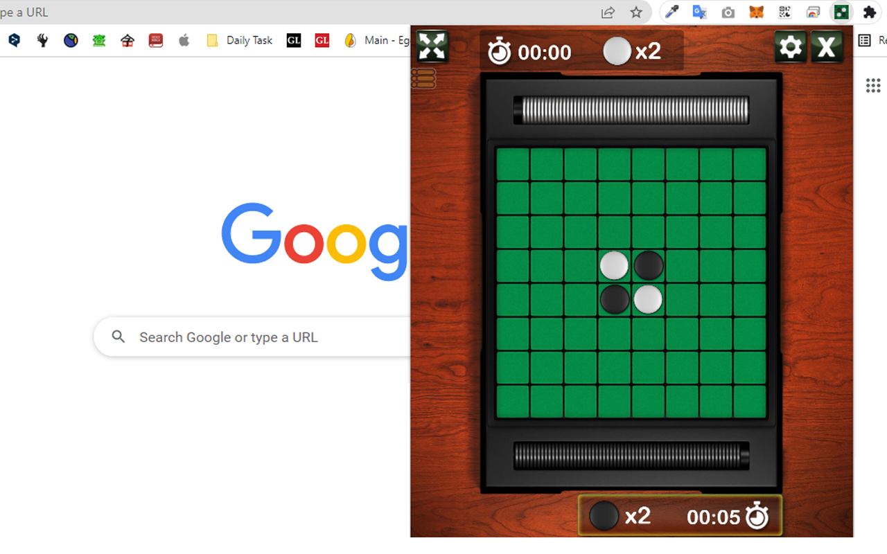 Classic Reversi Game chrome谷歌浏览器插件_扩展第2张截图