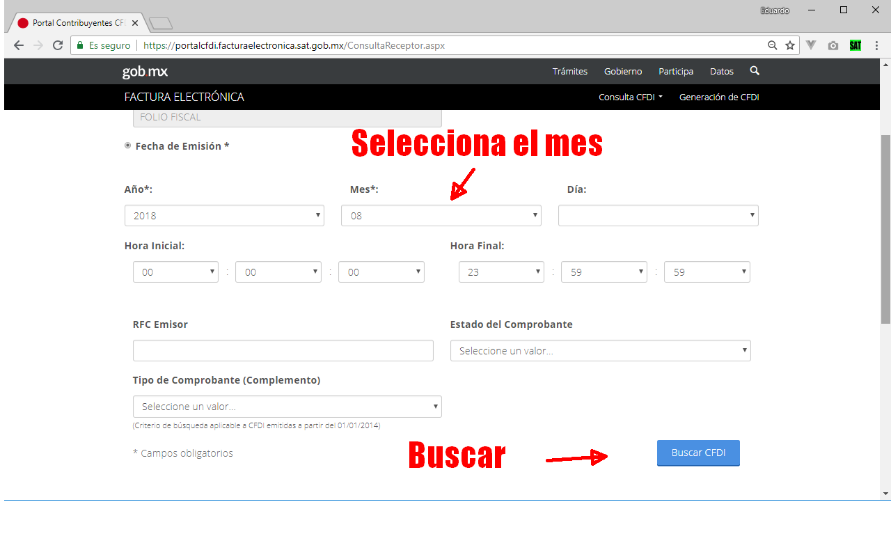 Descarga Masiva Facturas XML CFDI SAT México chrome谷歌浏览器插件_扩展第4张截图