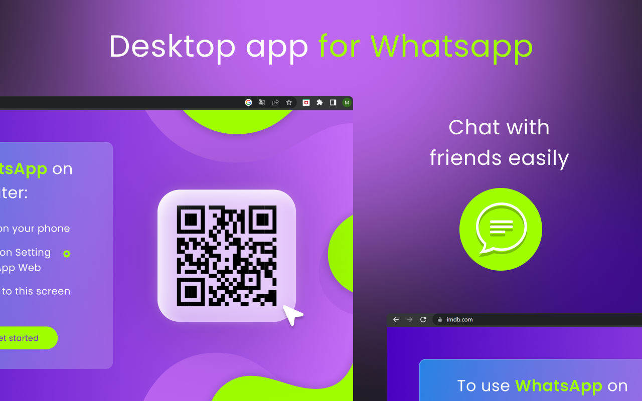 Desktop App for WhatsApp Web chrome谷歌浏览器插件_扩展第2张截图