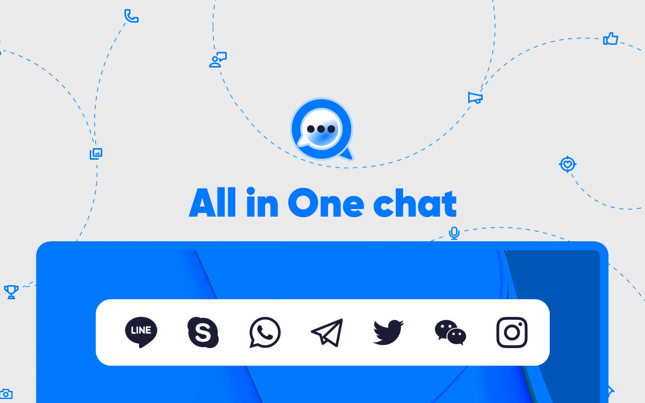 Online messengers in All-in-One chat chrome谷歌浏览器插件_扩展第3张截图