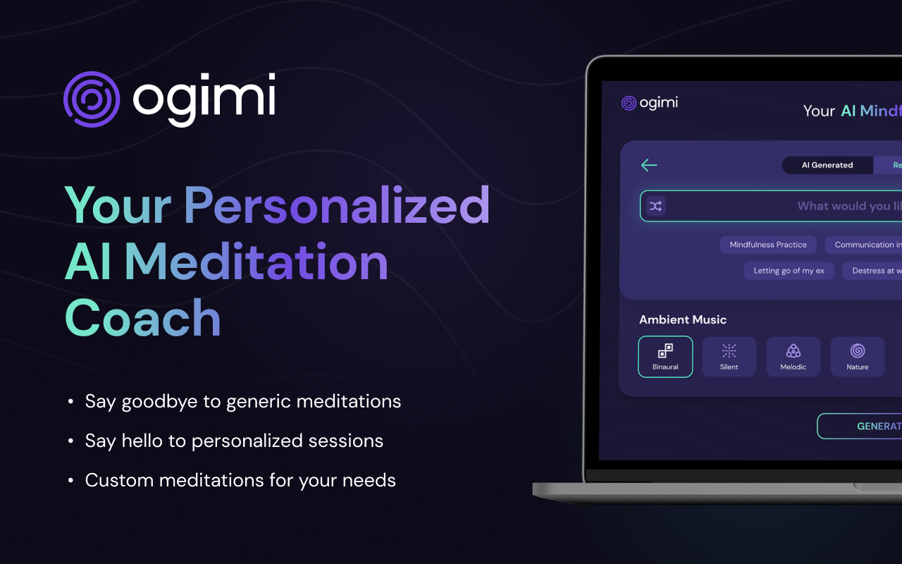 Ogimi, Your Personalized AI Meditation Coach chrome谷歌浏览器插件_扩展第2张截图