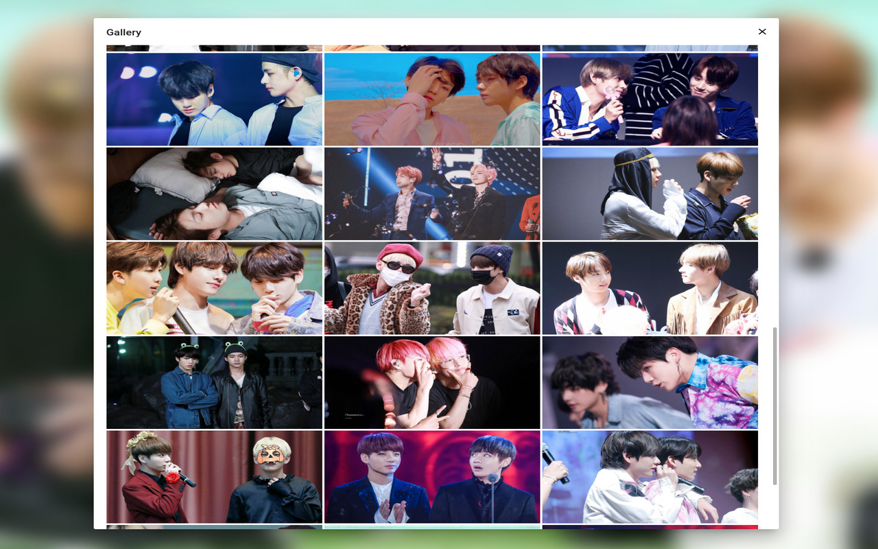 BTS Vkook Wallpapers - V & Jungkook New Tab chrome谷歌浏览器插件_扩展第3张截图